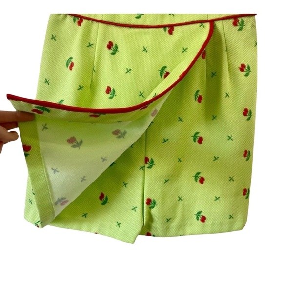 Vintage Lime Floral Romper - Picture 3 of 9